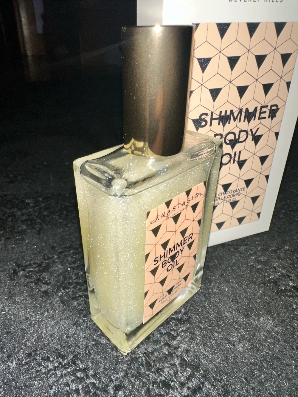 Anastasia Beverly Hills Shimmer Body Oil- white diamond